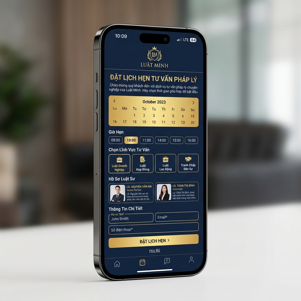 Thiết Kế Web Vận Tải Chuyên Nghiệp, Chuẩn SEO - Giao diện di động (Mobile Mockup)