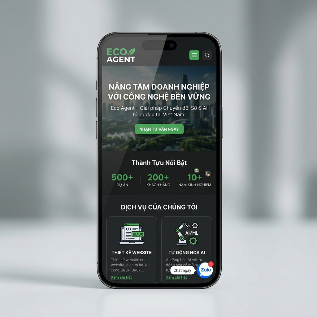 Thiết Kế Google Sheet Chuyên Nghiệp, Chuẩn Hóa - Giao diện di động (Mobile Mockup)